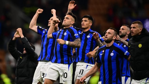Inter de Milán en la final de Champions League