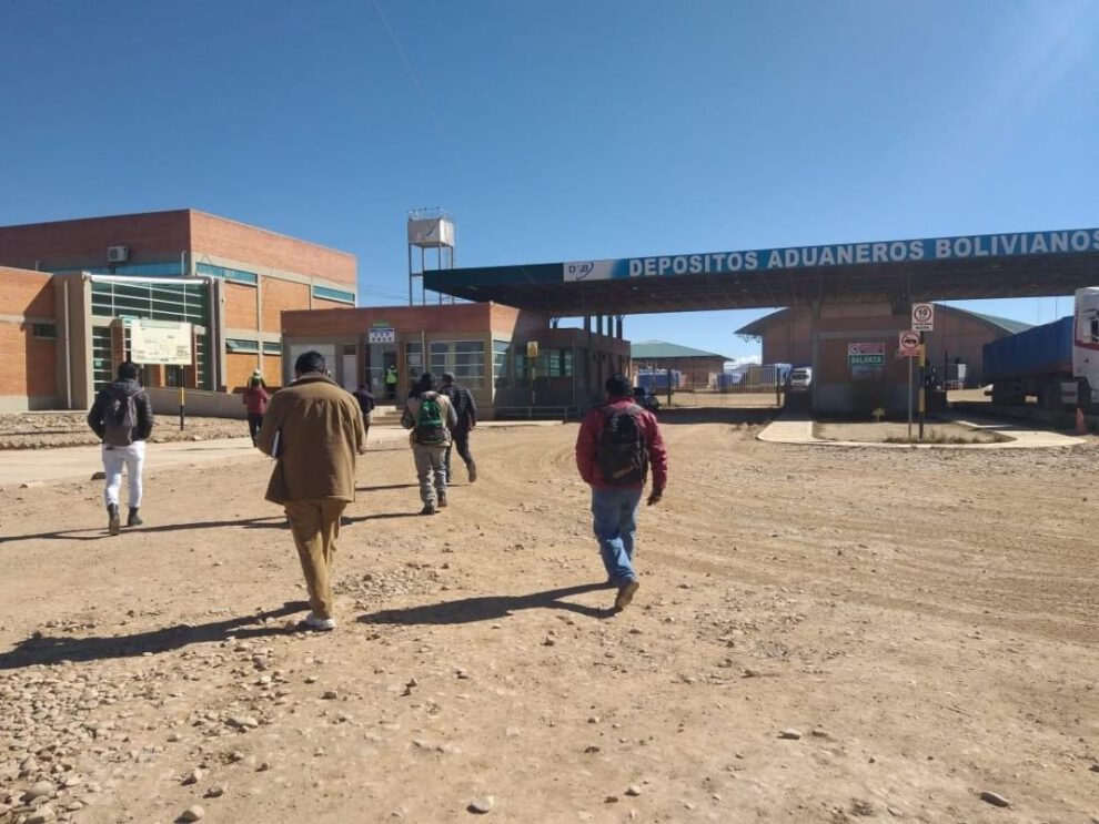 Inspección a la Aduana en Oruro