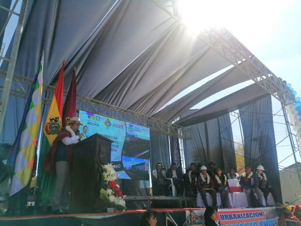 Informe de gestión alcalde Wilcarani sobre proyectos en Oruro