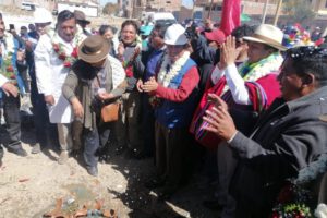 Inicia obras de la construcción del Centro de Salud Dios es Amor