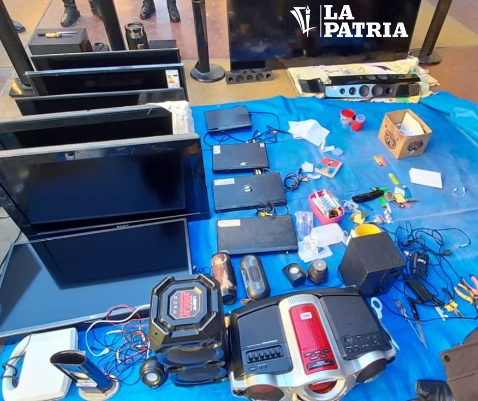 Hallan televisores de lujo en el penal de San Pedro