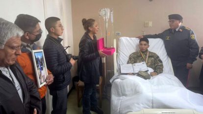 Egreso de cadetes heridos en el Ejército