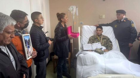 Egreso de cadetes heridos en el Ejército