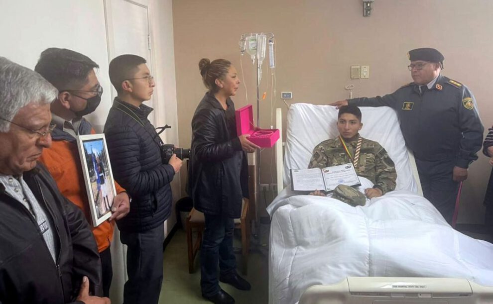 Egreso de cadetes heridos en el Ejército