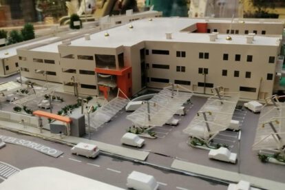 Maqueta del segundo bloque del Oruro-Corea