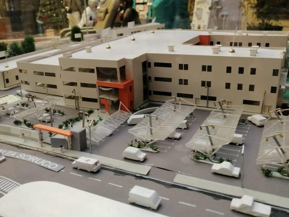 Maqueta del segundo bloque del Oruro-Corea