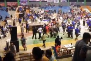 Congreso del MAS en Warnes termina en caos