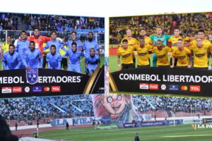 Bolívar frente a Barcelona en Copa Libertadores