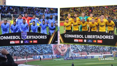 Bolívar frente a Barcelona en Copa Libertadores