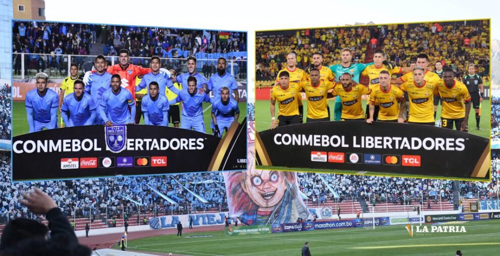 Bolívar frente a Barcelona en Copa Libertadores