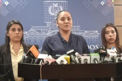 La diputada de Comunidad Ciudadana, Samantha Nogales, informa sobre el Proyecto de Ley de Asistencia Familiar