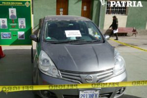 Robo de automóvil en instancias oficiales