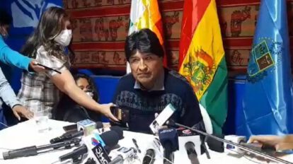 Evo Morales denuncia encubrimiento al narcotráfico en 2022