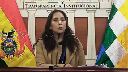 Sistema de gestión de denuncias presentado por la viceministra de Transparencia y Lucha Contra la Corrupción