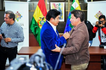 Wilfredo Quiroga es posesionado como director de Vías Bolivia