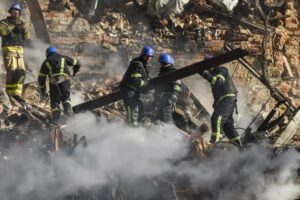 Ataque a Kiev durante la invasión rusa