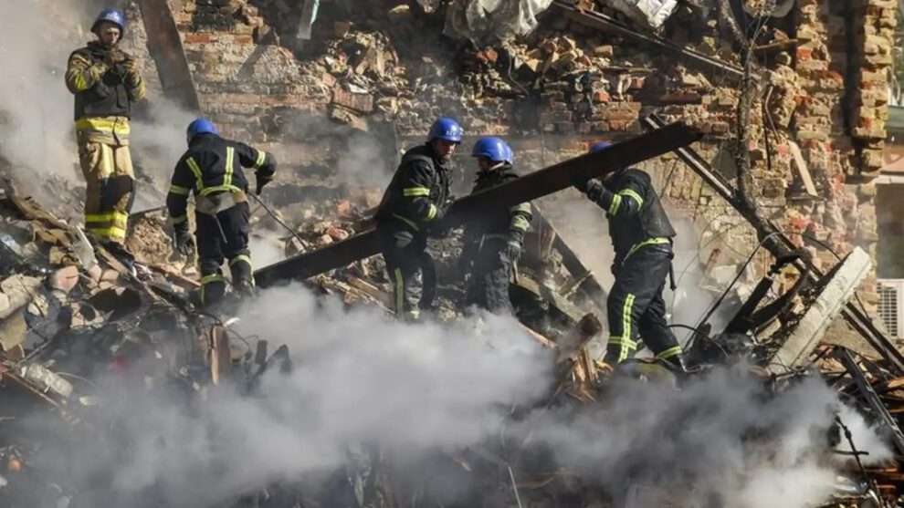 Ataque a Kiev durante la invasión rusa