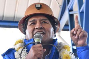 Evo Morales lucha MAS