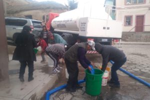 Demanda de agua en Oruro