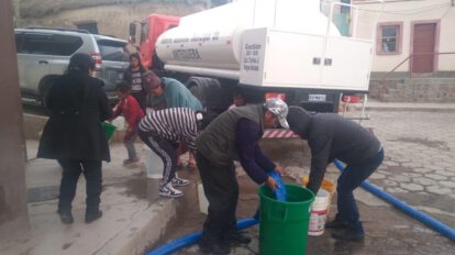 Demanda de agua en Oruro