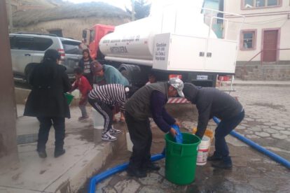 Demanda de agua en Oruro