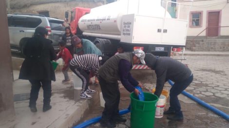 Demanda de agua en Oruro