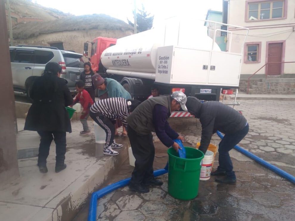 Demanda de agua en Oruro