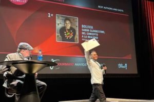 Chef boliviano gana premio en literatura gastronómica