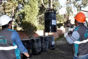 Robo de turriles en Emavías