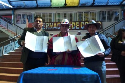 Convenio de límites entre Caracollo y Eucaliptus