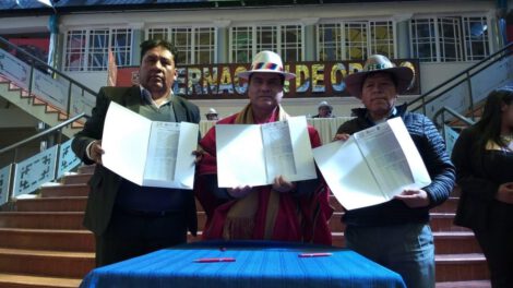 Convenio de límites entre Caracollo y Eucaliptus