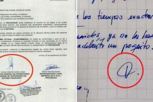 Carta póstuma del interventor del banco Fassil