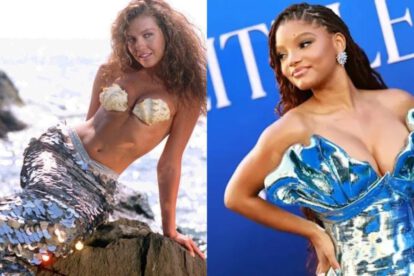Thalía y La Sirenita en comparación