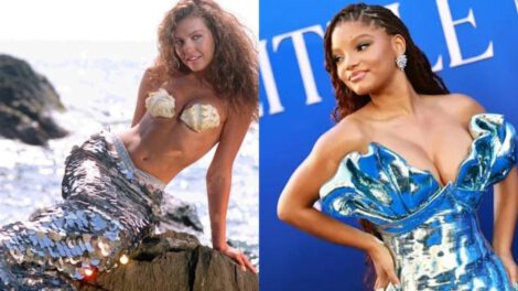 Thalía y La Sirenita en comparación