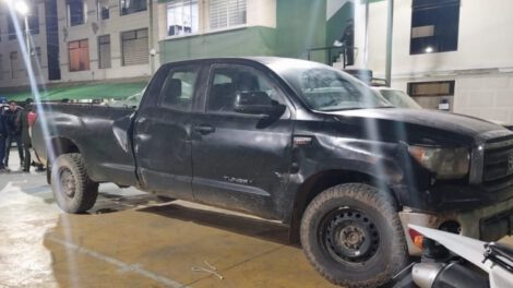 Camioneta que mató a suboficial