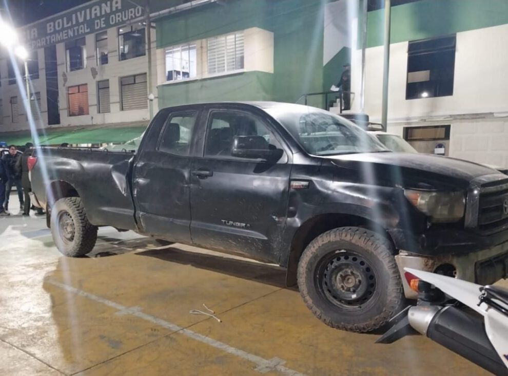 Camioneta que mató a suboficial