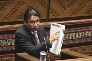 Iván Lima se salva de la censura durante su interpelación