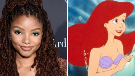 Extensiones de cabello Halle Bailey en La Sirenita