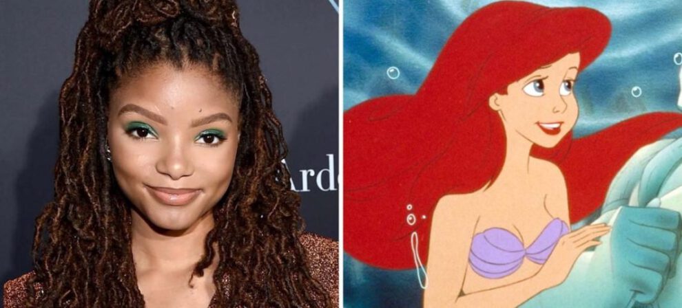 Extensiones de cabello Halle Bailey en La Sirenita