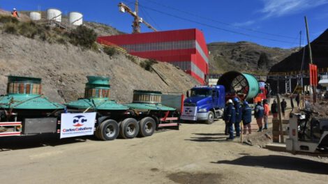 Planta concentradora de estaño y zinc en Colquiri