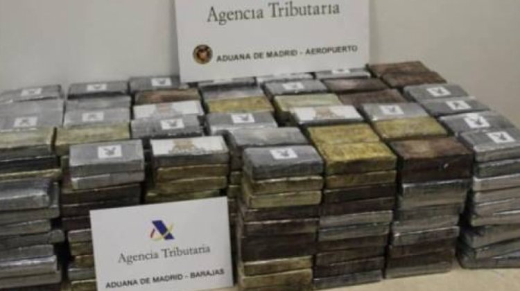 Cocaína hallada en España procedente de Bolivia