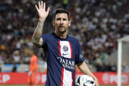 El futbolista argentino, Lionel Messi, se despide del PSG