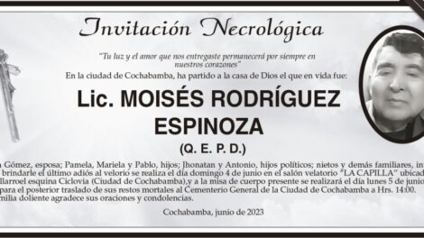 Lic. Moisés Rodríguez Espinoza Q. E. P. D.