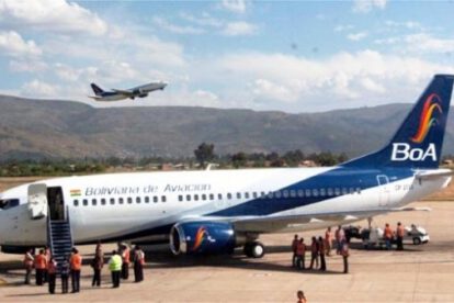 Vuelo de BoA regresa a Cochabamba tras desperfectos en uno de los motores