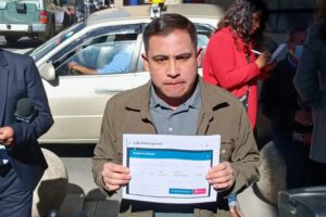 Lidia Patty en el Ministerio de Relaciones Exteriores
