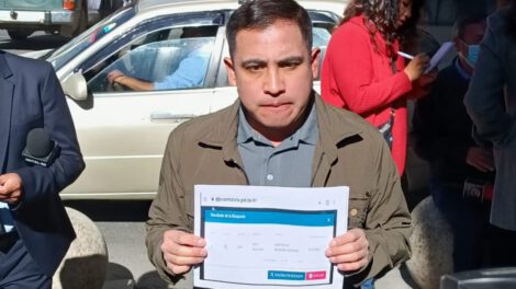 Lidia Patty en el Ministerio de Relaciones Exteriores