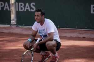 El tenista boliviano Hugo Dellien