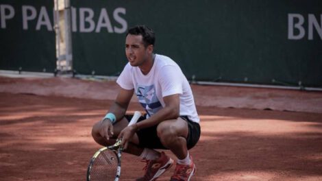 El tenista boliviano Hugo Dellien