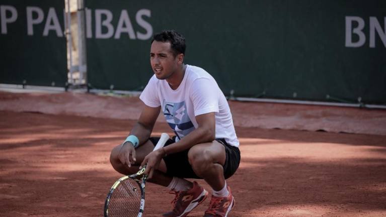 El tenista boliviano Hugo Dellien