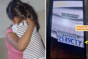 Robo de vehículo con niña en Ivirgazama